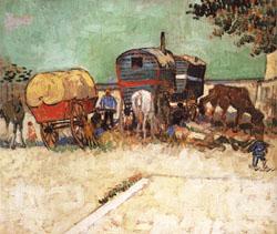 Vincent Van Gogh The Caravans china oil painting image